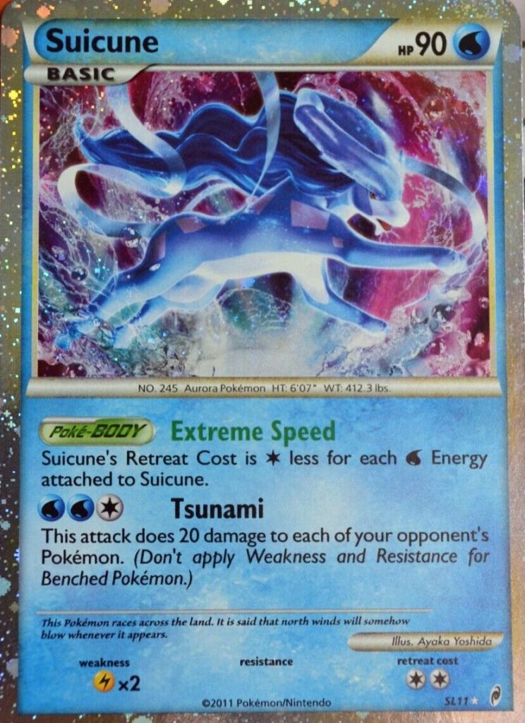 suicune carte galaxy gcc pokémon