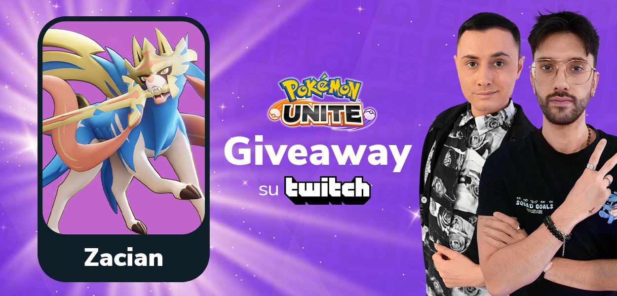 Partecipa al Giveaway per ottenere Zacian su Pokémon UNITE Gratis!