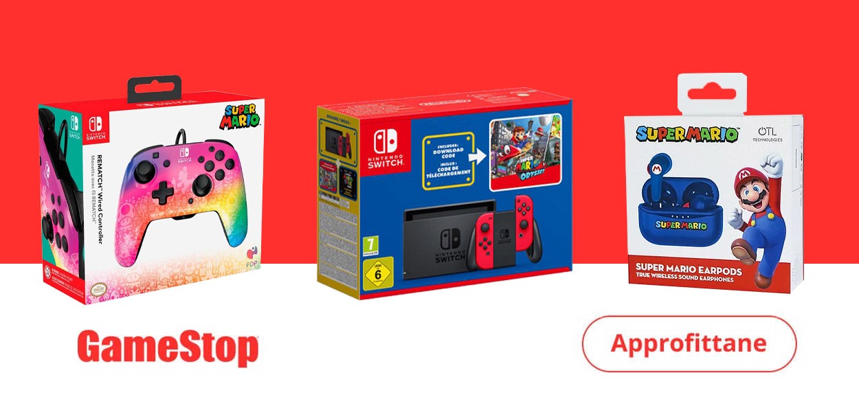 I migliori prodotti a tema Super Mario da GameStop in vista del rilascio del nuovo film di animazione