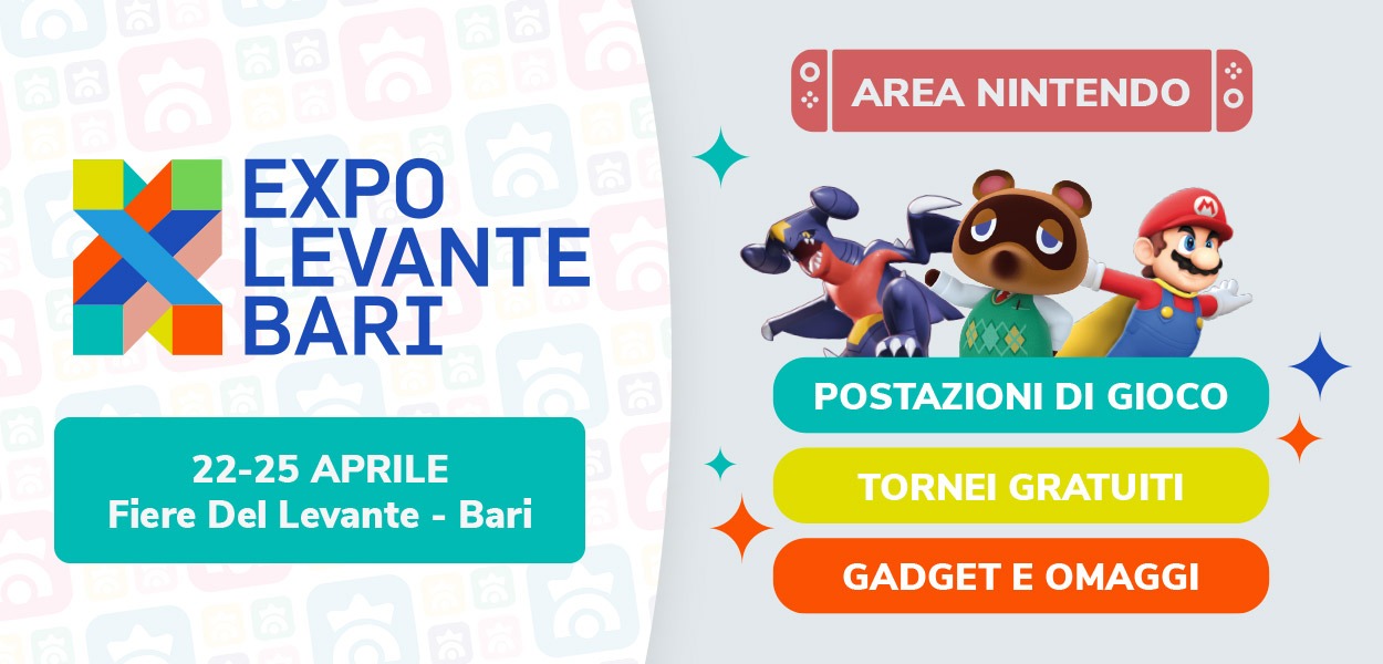 L’Area Nintendo di Pokémon Millennium ti aspetta a Expolevante dal 22 al 25 aprile 2023!