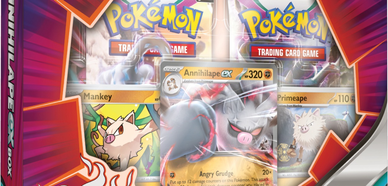 Annihilape ex arriverà in occidente nel box dedicato del GCC Pokémon
