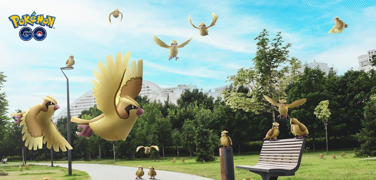 Pokémon GO festeggia il 1° aprile con un'invasione di Pidgey