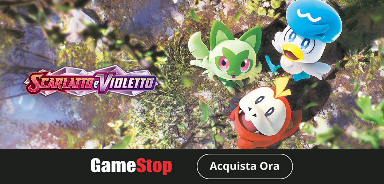 Acquista la nuova espansione di carte del GCC Pokémon Scarlatto e Violetto da GameStop