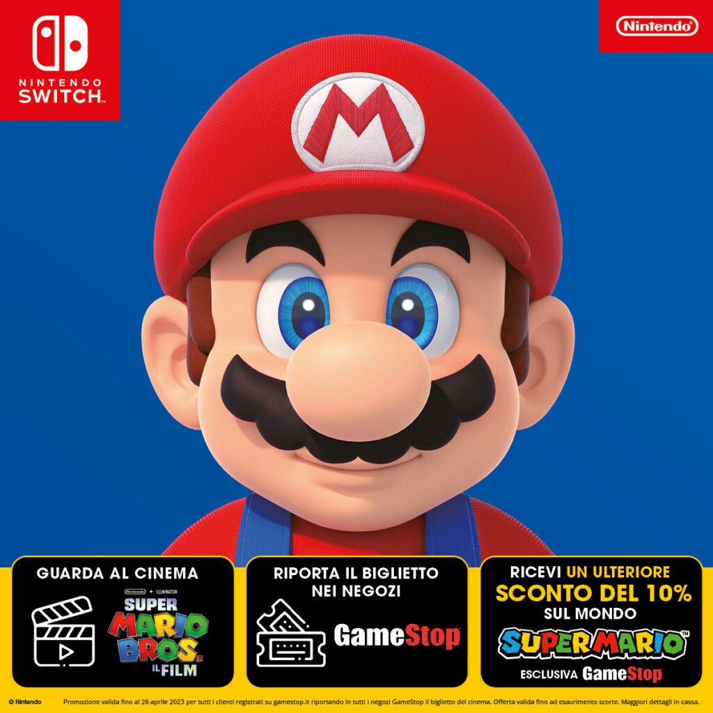 Sconto Gamestop film mario