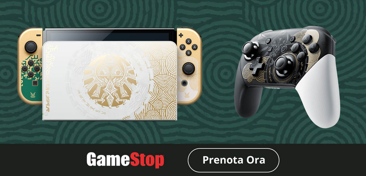 Preordina Nintendo Switch OLED e il Pro Controller edizione limitata di Zelda da GameStop