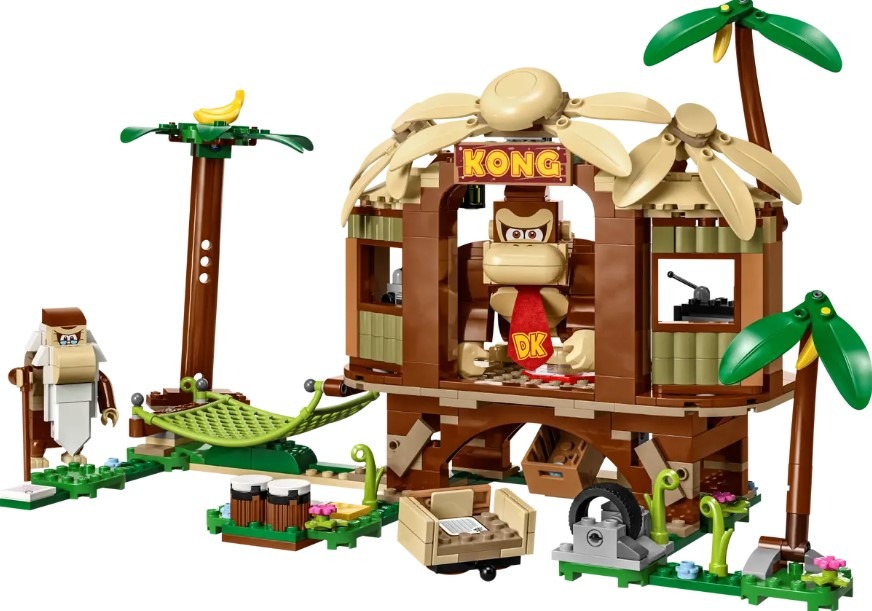 Casa di Donkey Kong nel set LEGO.