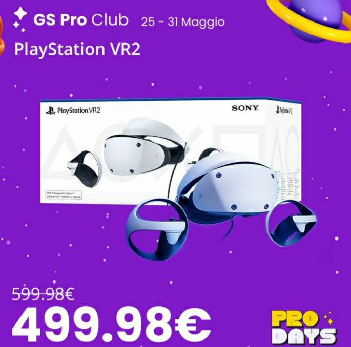 PSVR2 a 499,98€