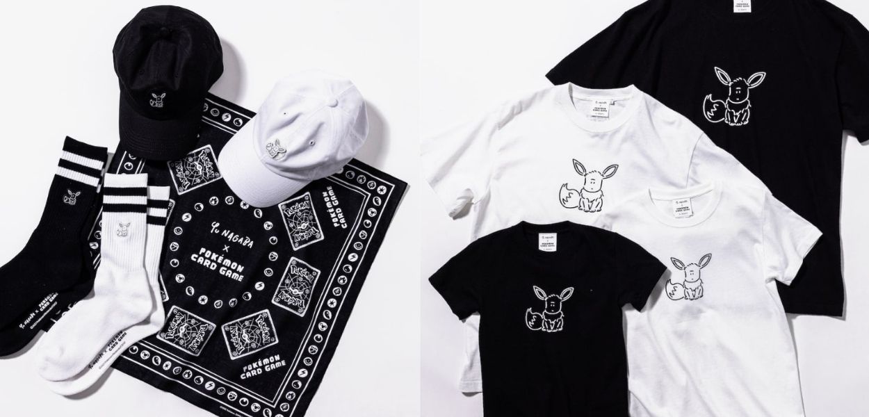 Le illustrazioni Pokémon di Yu Nagaba diventano delle t-shirt