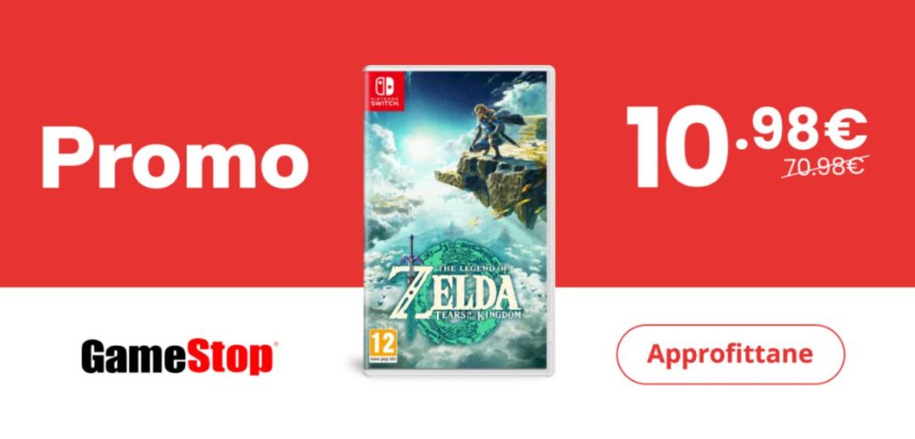 Zelda Tears Kingdom GameStop promo