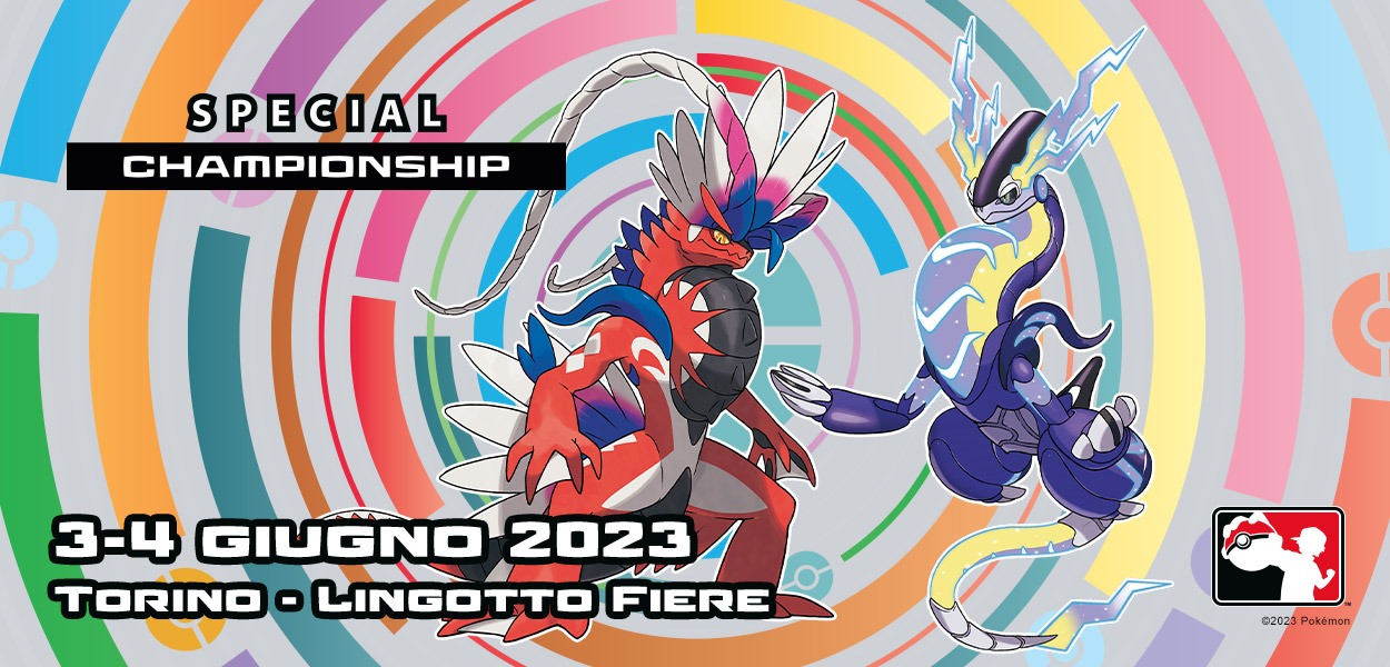 L’evento speciale del Campionato Pokémon ti aspetta a Lingotto Fiere di Torino il 3 e 4 giugno 2023!