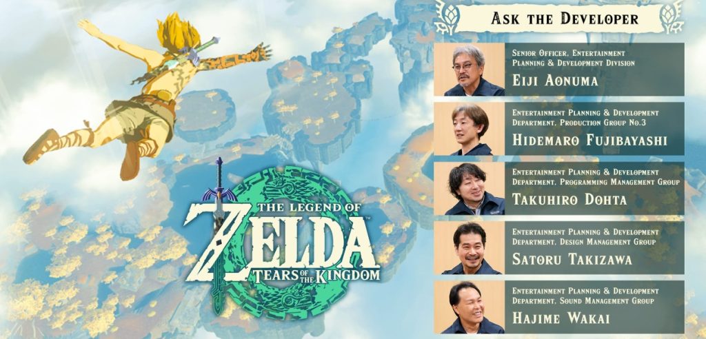 Zelda tears of the kingdom ask to the developer Zelda necessario giocato precedente