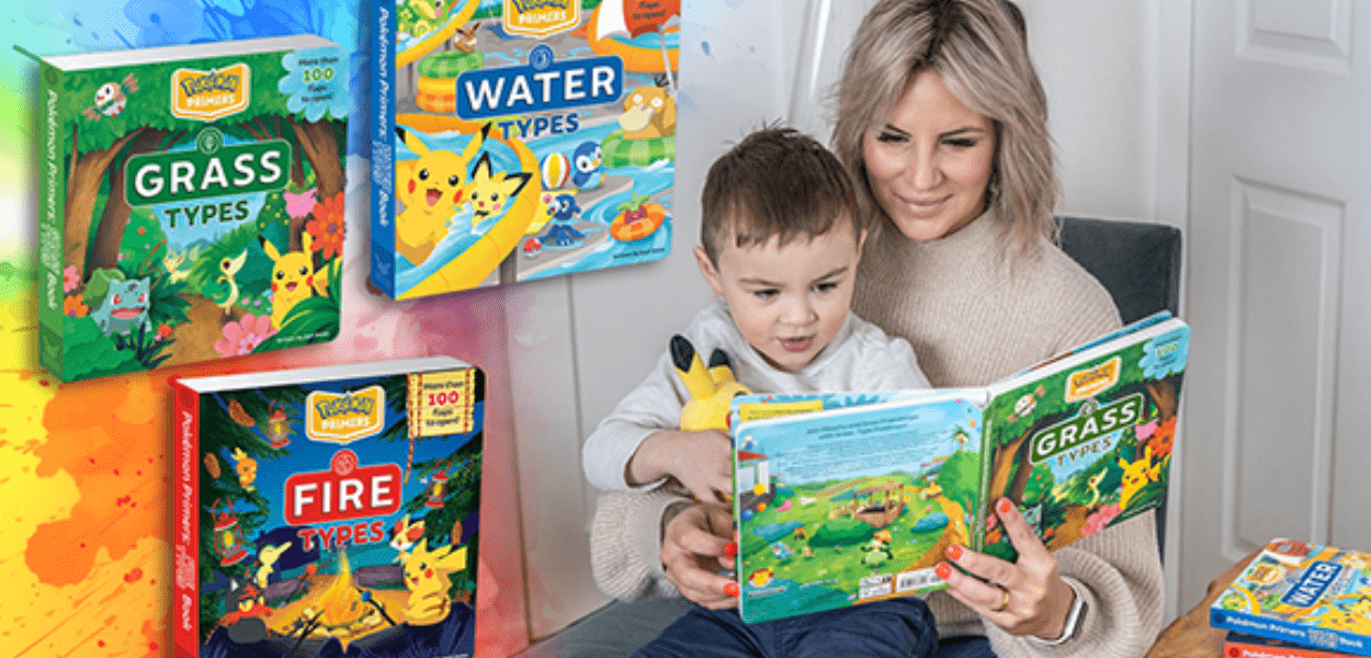 Arrivano in preordine su Amazon tre nuovi volumi di Pokémon Primers, i libri per i piccoli Allenatori