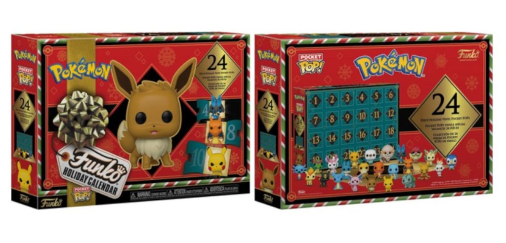 calendario avvento funko pop pokémon