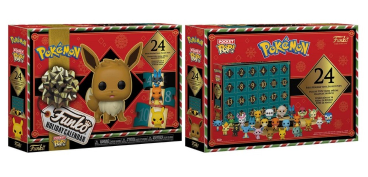 Funko annuncia il calendario dell'avvento Pokémon con 24 pocket Pop!