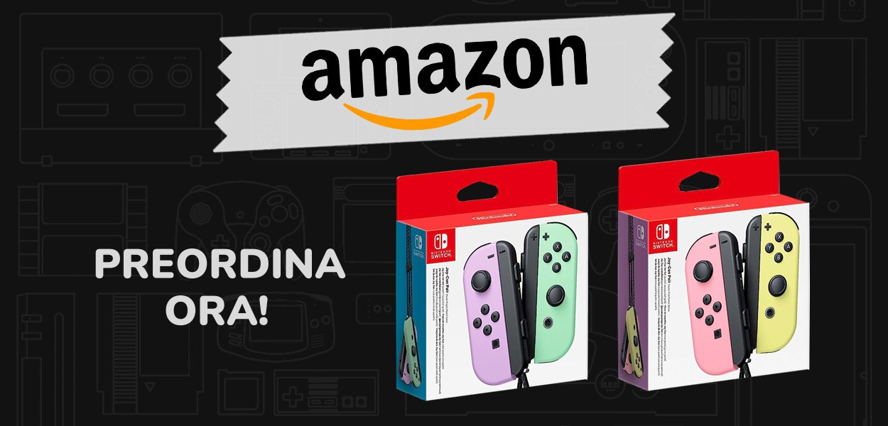 I nuovi Joy-Con color pastello sono disponibili al preordine su Amazon Italia