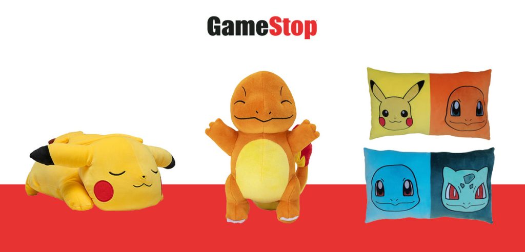 peluche cuscini Pokémon GameStop