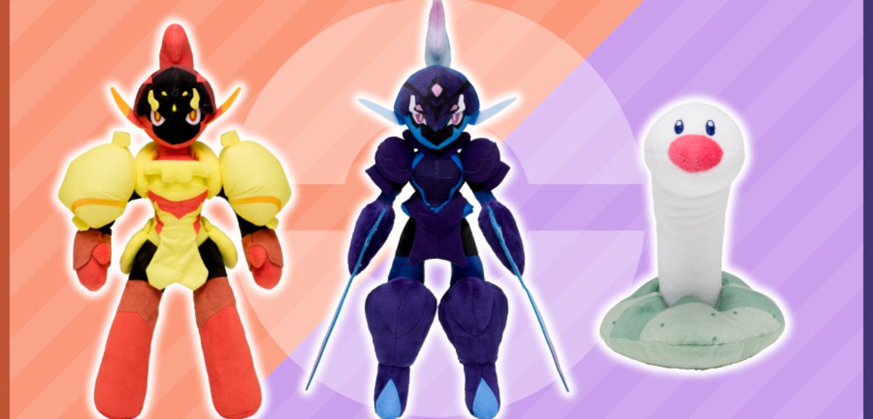 Pokémon Center Ceruledge Armarouge Wiglett peluche