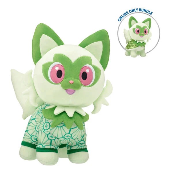 Peluche Sprigatito Build-A-Bear vestito