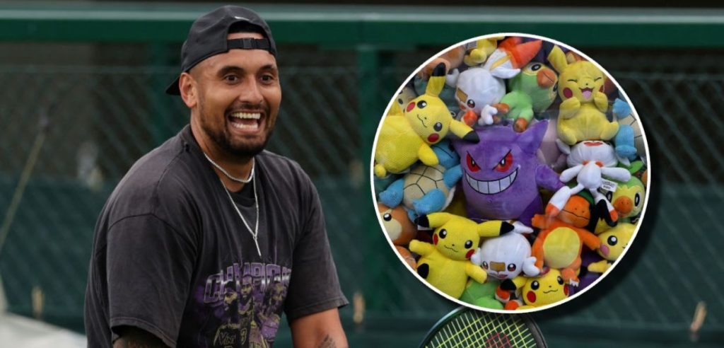 Kyrgios Tatuaggio Pokémon