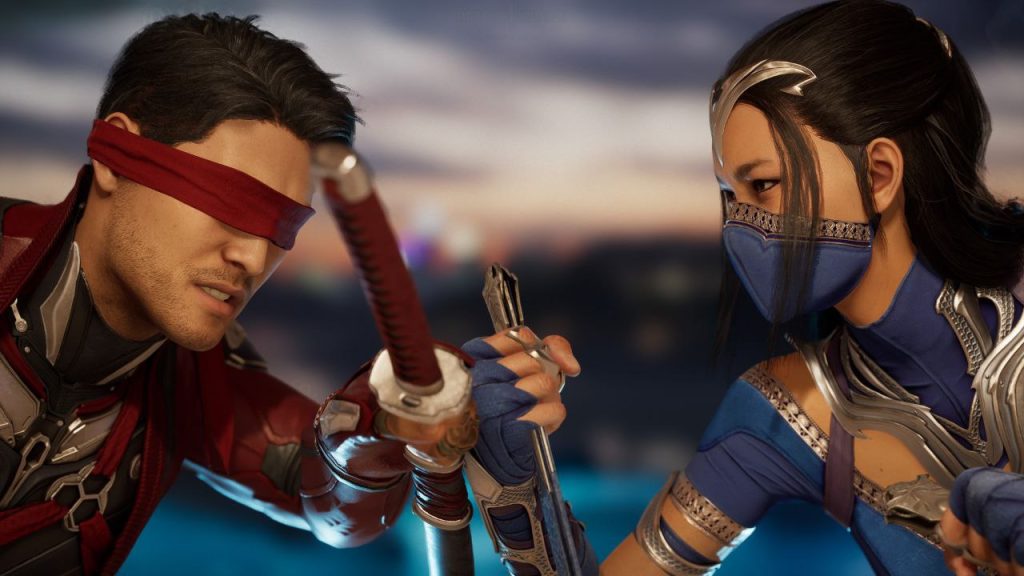 Mortal Kombat 1: qui vediamo Kenshi contro Kitana.