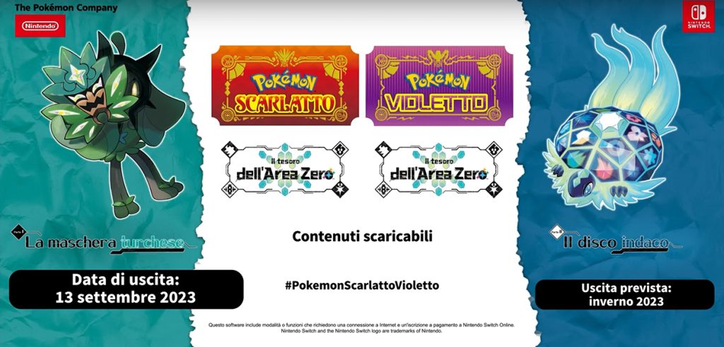dlc Pokémon scarlatto violetto