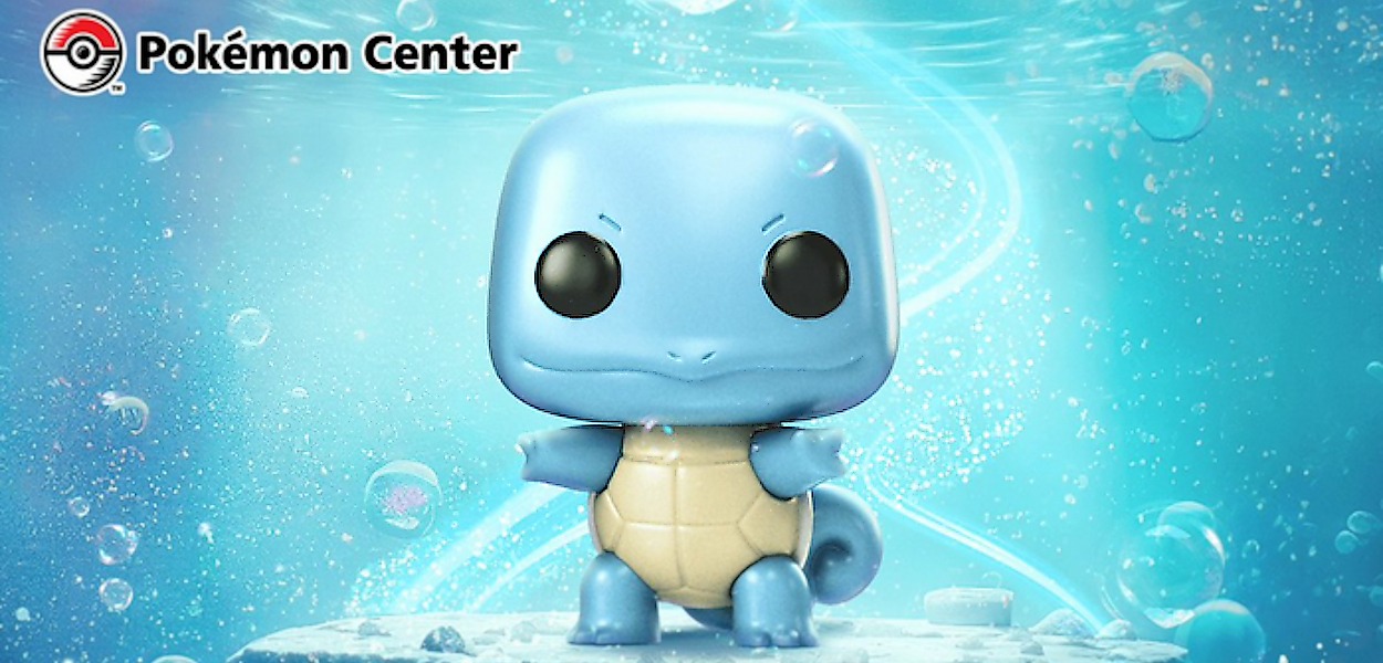 Un esclusivo Funko Pop! di Squirtle arriva nei Pokémon Center