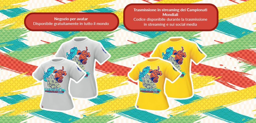 maglia mondiali pokémon GO