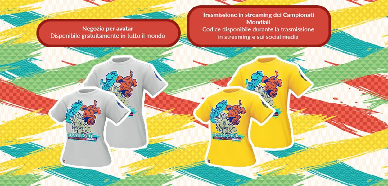 maglia mondiali pokémon GO