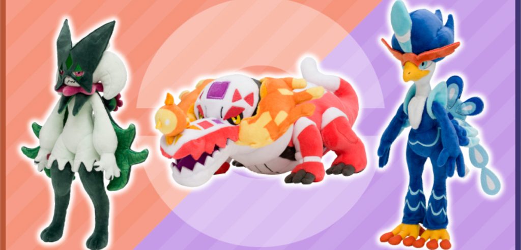 peluche meowscarada skeledirge quaquaval