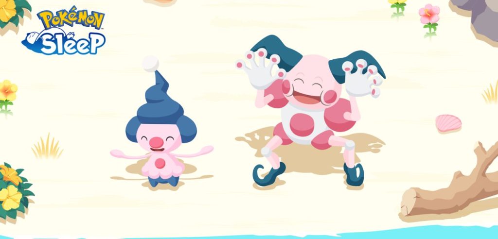 Mime Jr. e Mr. Mime Pokémon Sleep