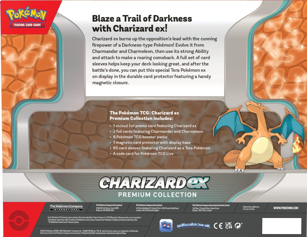 Collezione premium Charizard-ex retro