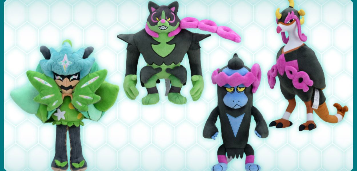 Peluche Ogerpon, Okidogi, Fenzandipiti e Munkidori