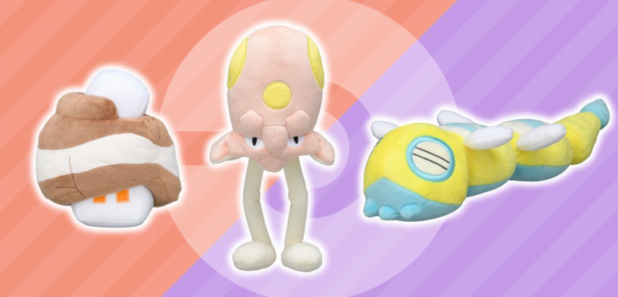 Pokémon peluche Nacli Toedscool Dudunsparce