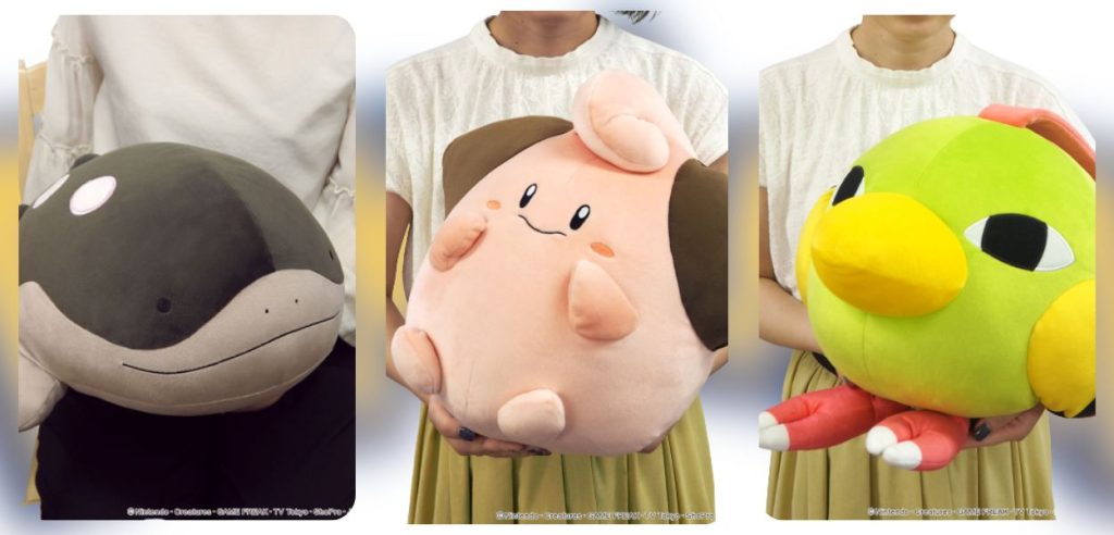 PoteHagu Cushion Clodsire, Cleffa e Natu