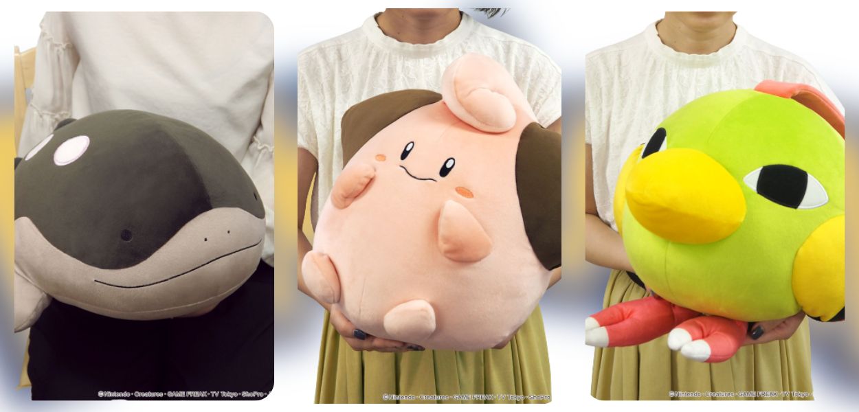 PoteHagu Cushion Clodsire, Cleffa e Natu