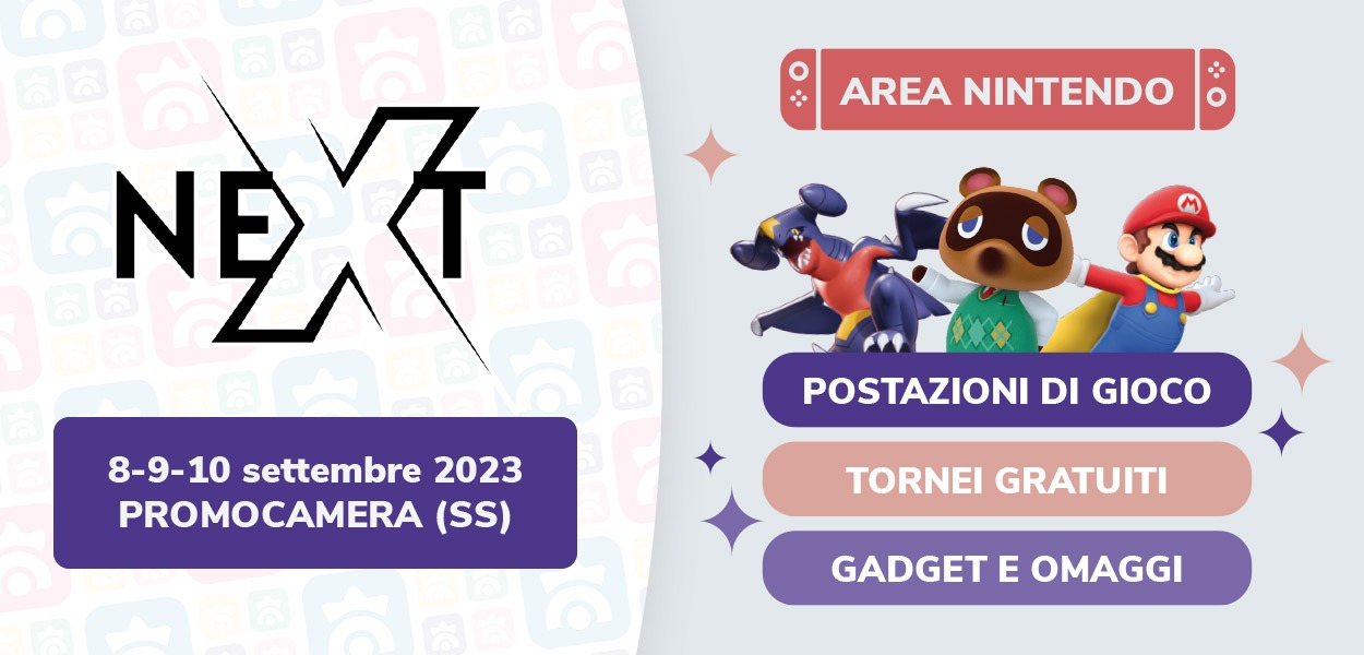 L’Area Nintendo di Pokémon Millennium ti aspetta a Sassari Cosplay and Comics dall’8 al 10 settembre 2023!