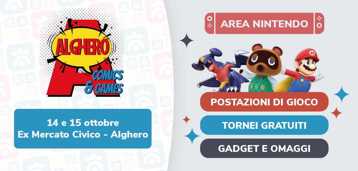 L’Area Nintendo di Pokémon Millennium ti aspetta ad Alghero Comics and Games il 14 e 15 ottobre