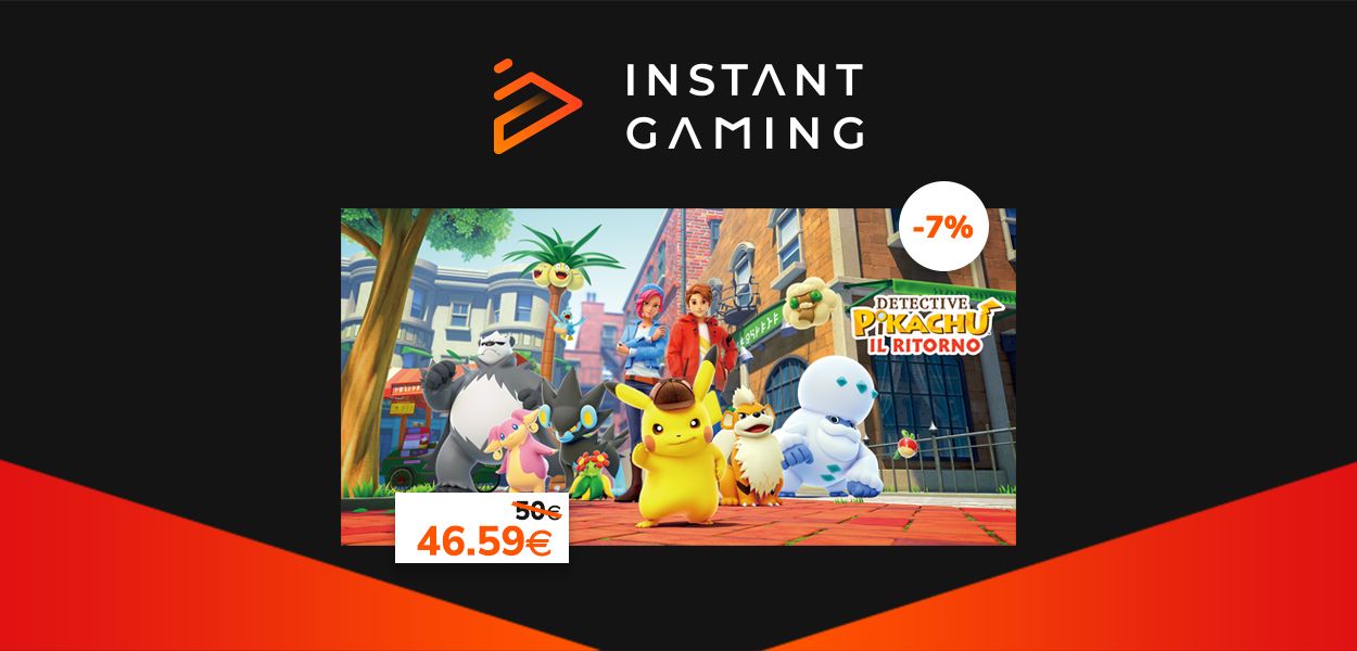 Instant gaming detective Pikachu