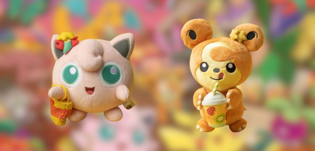 Pokémon Center Taipei peluche Jigglypuff e Teddiursa