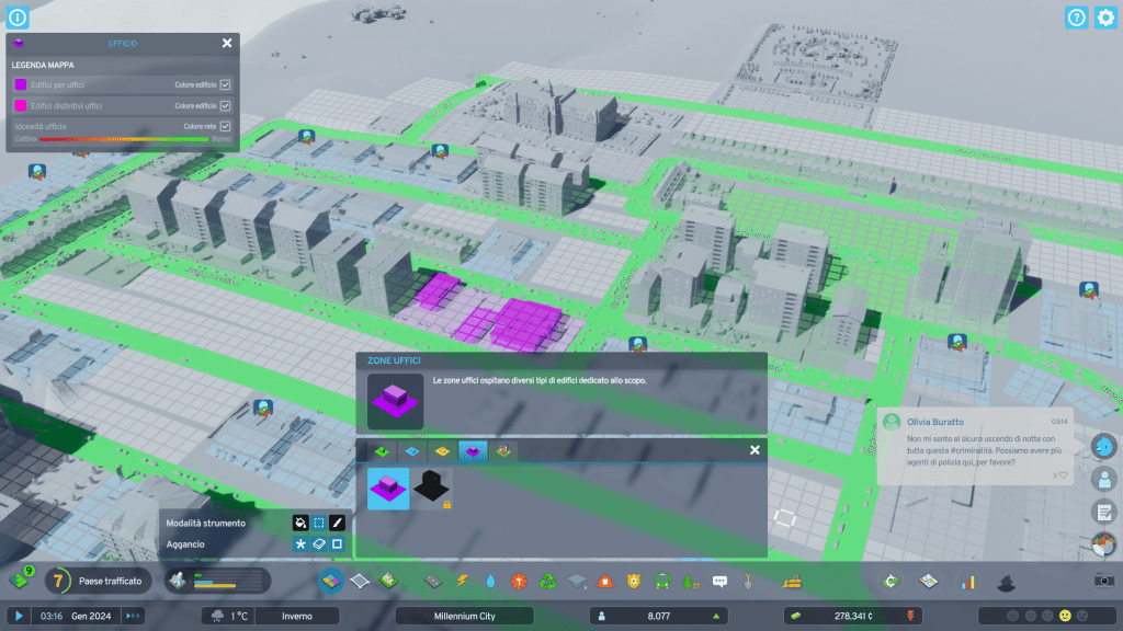 Cities: Skylines 2 Zone ufficio