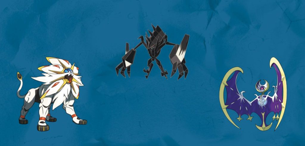 Solgaleo Lunala e Necrozma