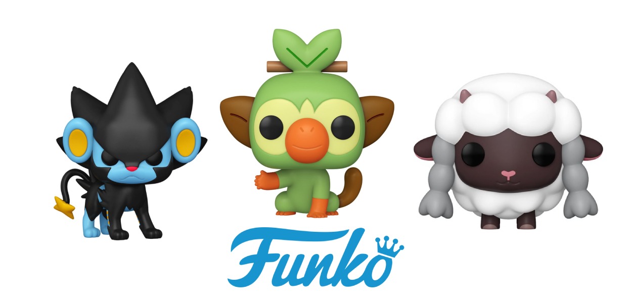 Funko POP! Luxray Grookey Wooloo