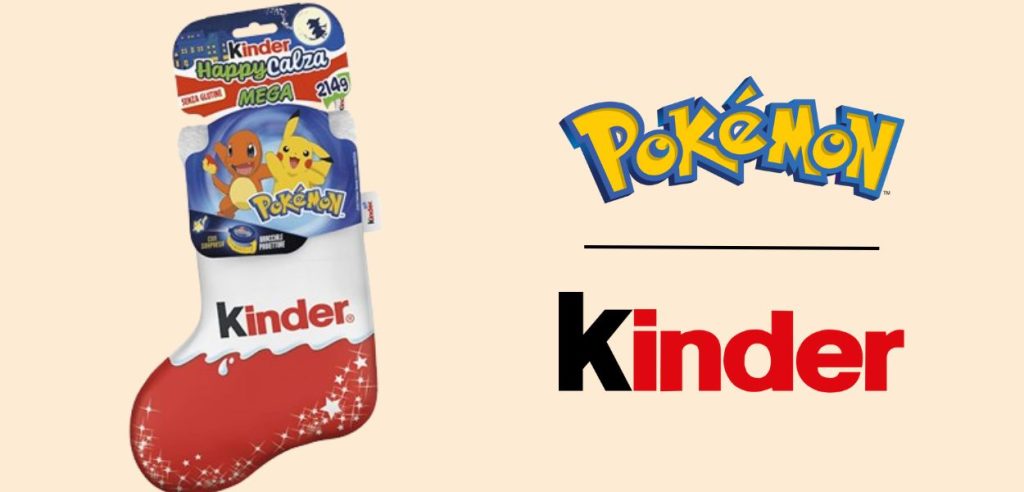 calza kinder pokémon