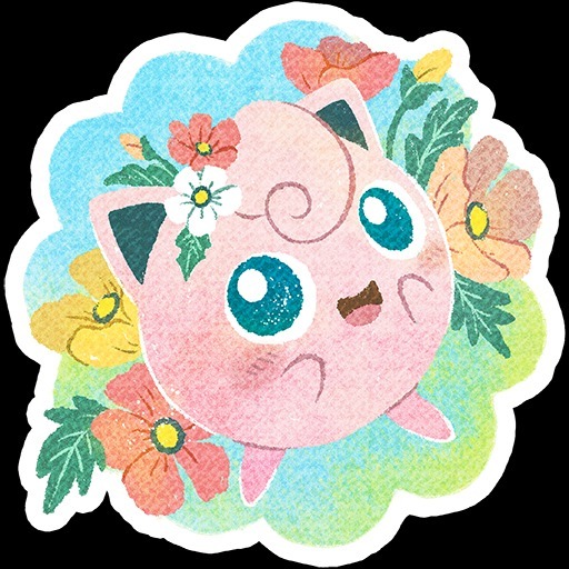 Pokémon GO Mondo di meraviglie Adesivo Jigglypuff