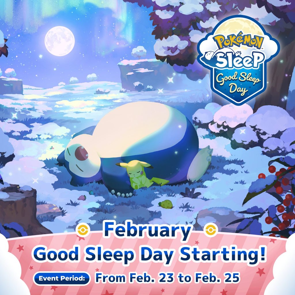 giorno sogni d'oro febbraio pokémon sleep