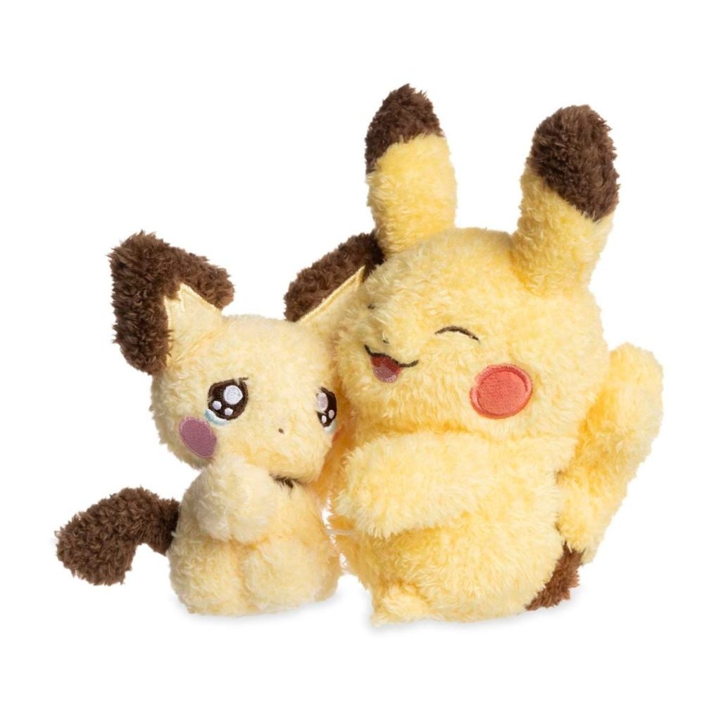 Peluche Baby Pokémon Pikachu e Pichu