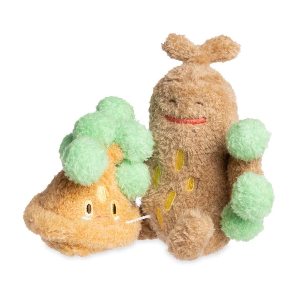 Peluche Baby Pokémon Sudowoodo e Bonsly