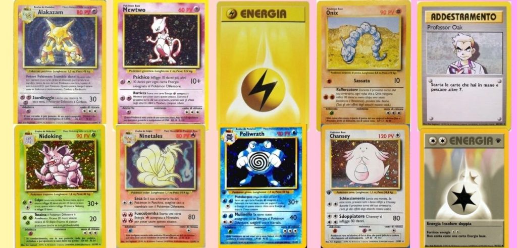 Set Base mondo delle carte Pokémon