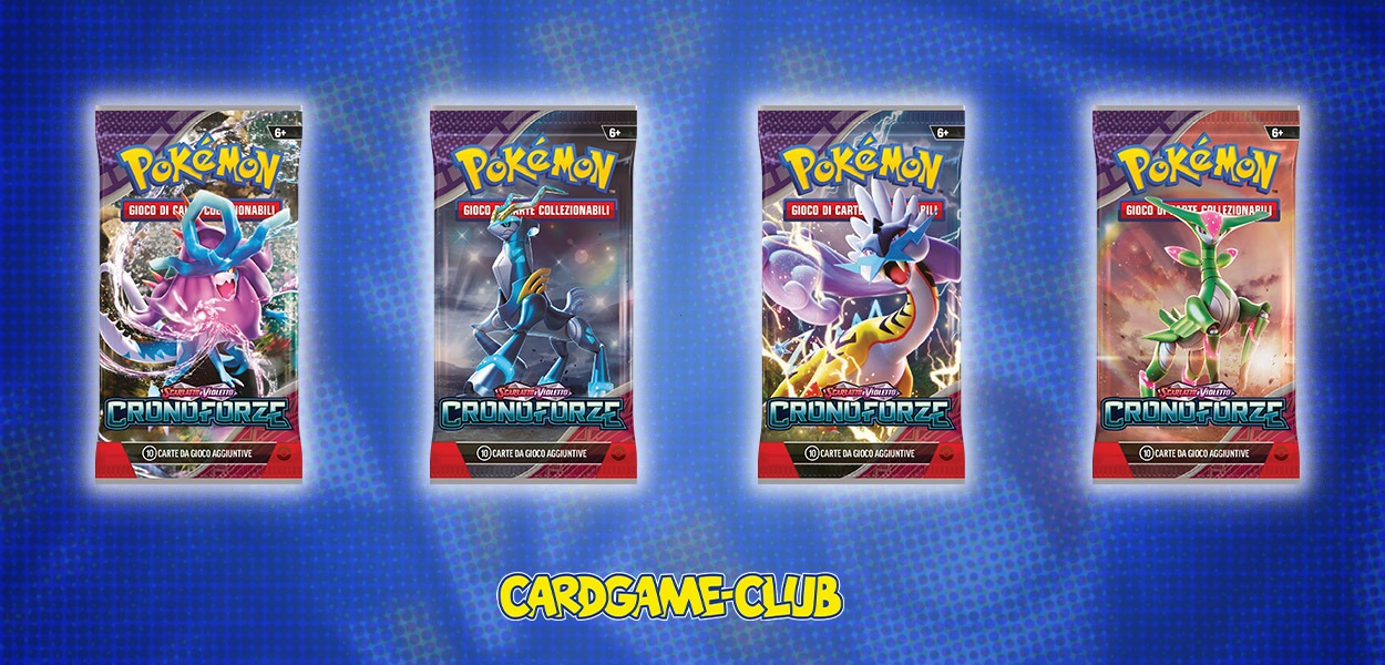Scarlatto e Violetto - Cronoforze è disponibile da oggi su Cardgame-Club