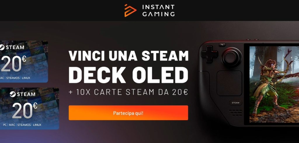 Instant Gaming Steam Deck OLED Giveaway